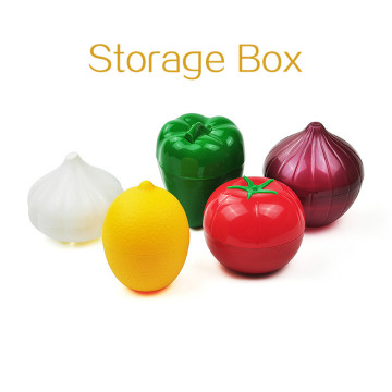 Eco Friendly Food Crisper Storage Box Kitchen Keep Fresh Containers Tools Tomato Green Pepper Shaped Sealed Box Case Fresh Bowl