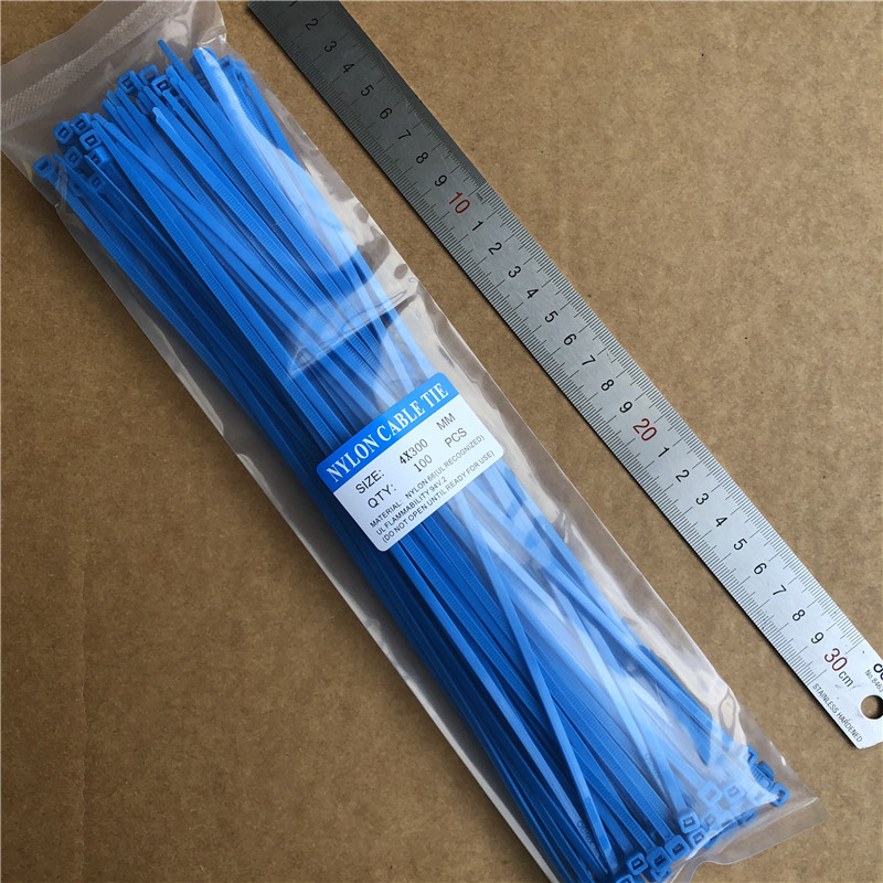 4x300MM Cable Zip Ties Self-Locking Loop-Wrap Colored-Cable Nylon Plastic 100pcs 3.6x300MM Wire Strap Wire Tie