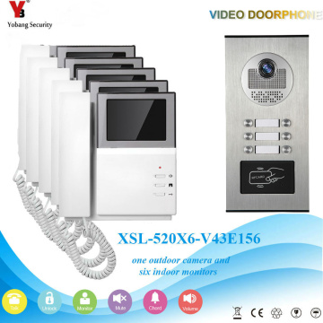 SmartYIBA RFID Unlock Video Doorbell 4.3