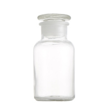 Wide mouth reagent bottle with ground-in glass stopper