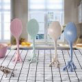 Creative Cartoon Cute Cat Rice Spoon Wheat Straw Vertical Spoons Cartoon Animal Child Rice Spoon Kitchen Tool Rice Server