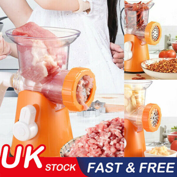 Powerful Kitchen Meat Grinder Mincer Manual Food Cutter Chopper Vegetables Fruits Hand Operated Multifunction Food Blender