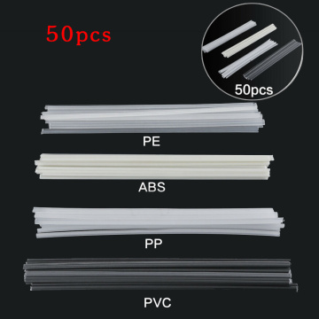 50Pcs PVC ABS PP PE Plastic Welding Rod Electrode For Plastic Welder Tool Welding Soldering Supplies Welding Rods Electrodes New