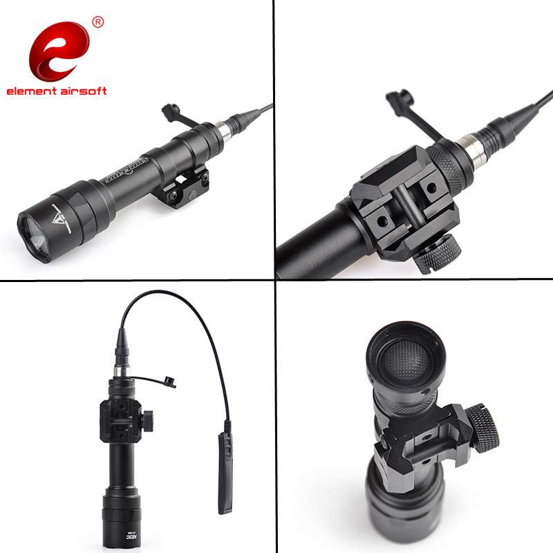 Element Airsoft Tactical Flashlight Surefir M600 Light 500 Lumens M600U Surefir M600 Hunting Lantern Gun Weapon Light EX356