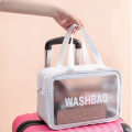 UOSC Travel Makeup Bag Women Zipper Make Up Transparent Makeup Organizer Case Necessaries Make Up Wash Toiletry Bags