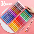 24/36/48 colors oil pastel children's painting supplies colorful water-soluble oil pastel washable rotating crayon