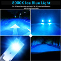 8000K Ice Blue Light