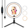 Led Selfie Fill Ring Light 26CM Tripod Stand Photo Photography Lighting Phone Ringlight Lamp For Youtube Live