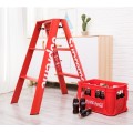 Modern Step Ladder 2 or 3 Step Aluminium Folding Ladder Portable Slim Step Stool Safety Household Stepladder with Milti-fuction