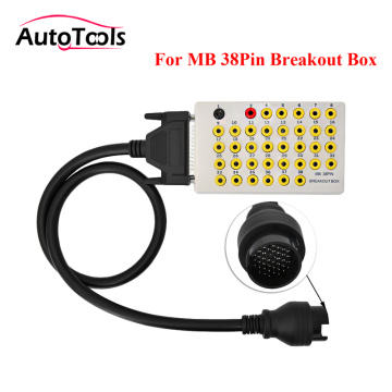 Top quality for MB 38pin breakout box auto connector pin out box car 38 pin break out box car tool