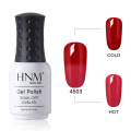 HNM 8ML Wine Red Thermo Nail Gel UV Paint Gellak Changing Nail Gel Polish Semi Permanent Hybrid Varnish Stamping Lucky Lacquer
