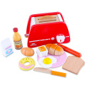 Kids Pretend Play Sets Simulation Wooden Pop-Up Early Learning Toasters Bread Maker Play House Nutrition Breakfast Toy Gifts