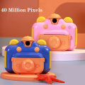 Children Instant Print Camera Rotatable Lens 1080P HD Kids Camera Toys with Thermal Photo Paper 32GB TF Card