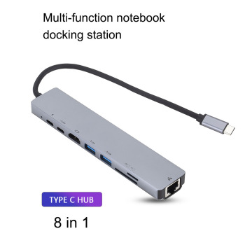KEBIDU USB HUB C HUB to Multi USB 3.0 Adapter USB 2.0 Port SD/TF Card Reader USB-C PD for MacBook Pro 3.1 Splitter