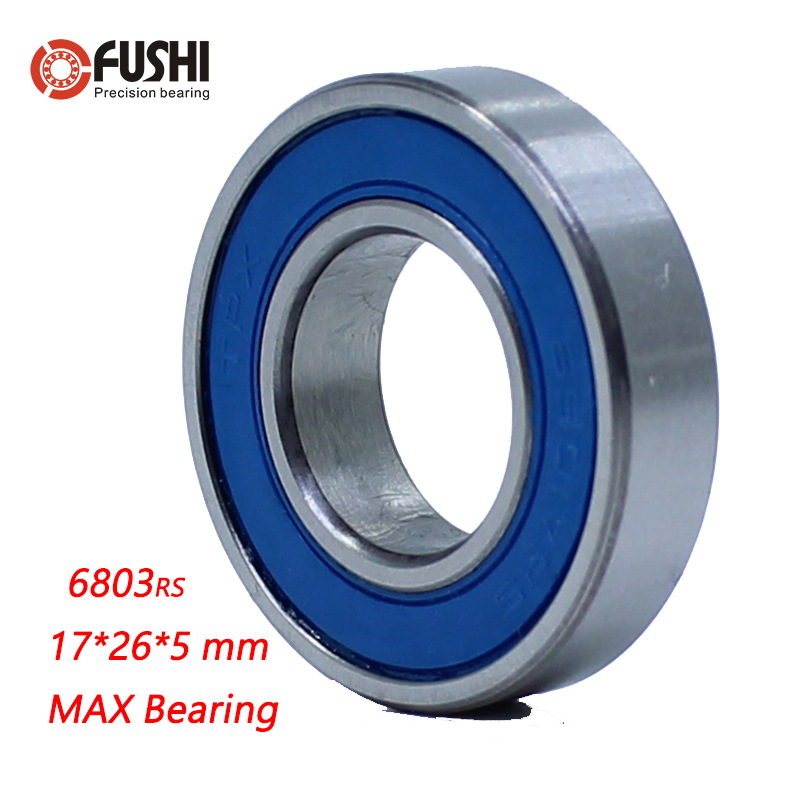 6803-2RSV MAX Bearing 17*26*5mm ( 1 PC ) Full Balls Bicycle Pivot Repair Parts 6803 2RS RSV Ball Bearings 6803-2RS