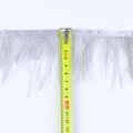 1 Meter Real Ostrich Feather Trim Fringe Height 6-8CM Feathers for Dresses Clothing Decoration Sewing Crafts Accessory Wholesale