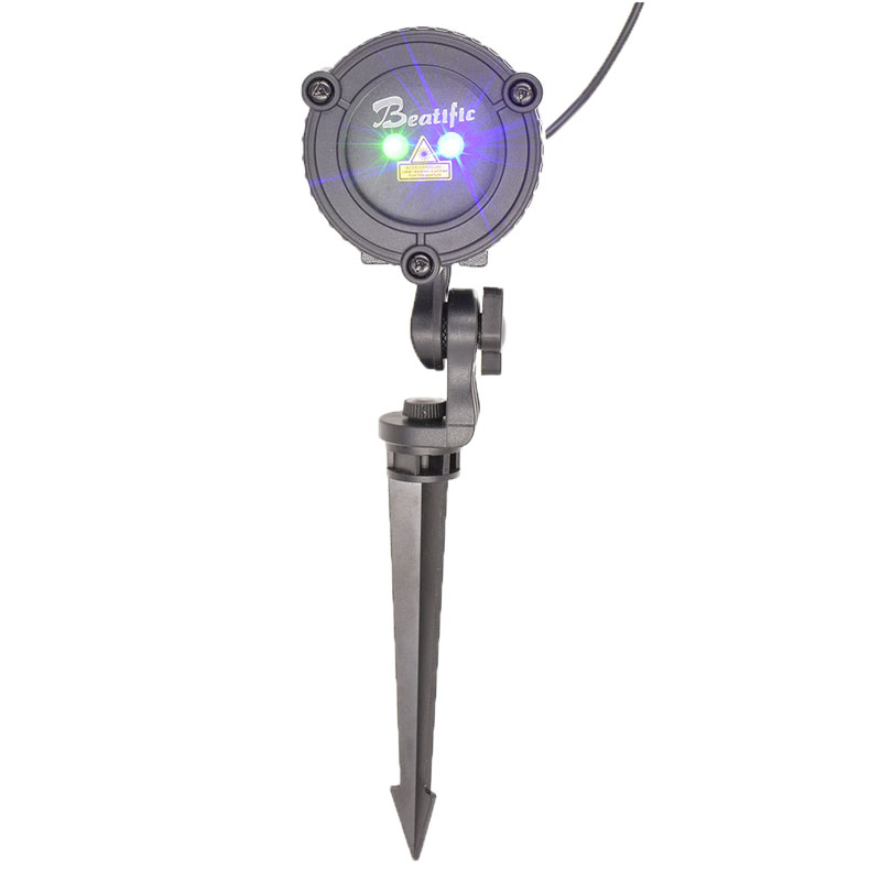 Outdoor Christmas Laser Lights Projector for home decoration Waterproof Landscape lawn lighting Double color