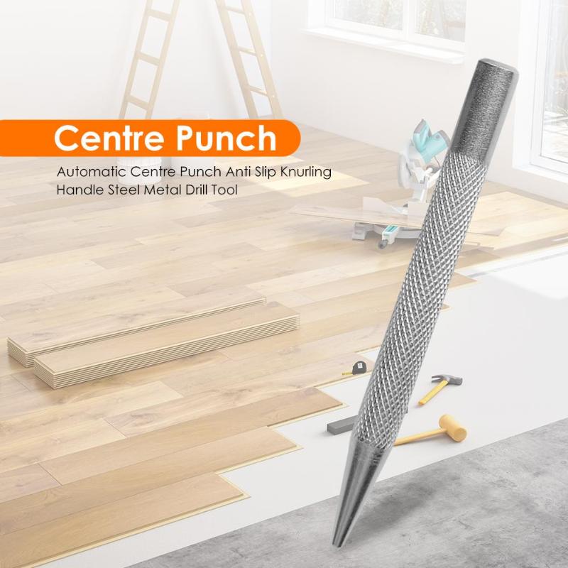 Automatic Center Pin Punch High Hardness and Toughness Strike Marking Starting Holes Tool Chisel Steel Punch for Hand Tools