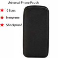 black Universal mobile phone pouch case,Smartphone Neoprene soft cover shockproof for Google for Huawei for ZTE bag