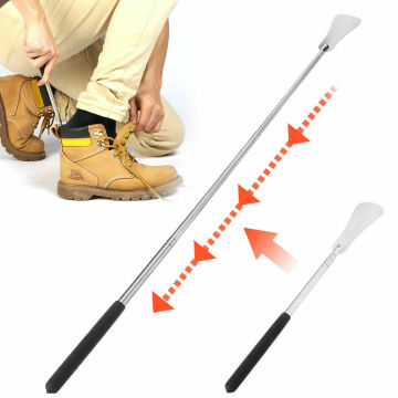 2019 New Extra Long Handle Shoe Horn Stainless Steel 25