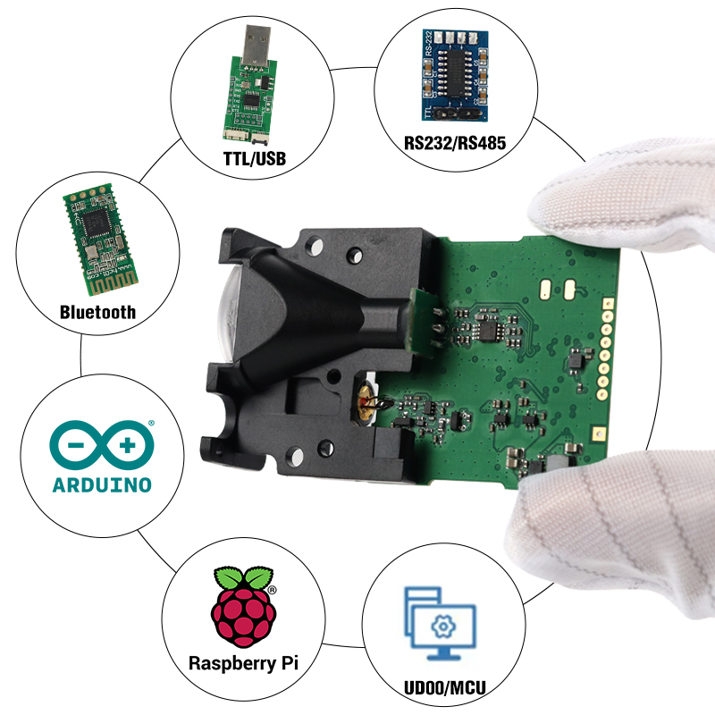 Laser Distance Sensor With Bluetooth