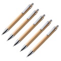 Ballpoint Pen Set Bamboo and Wood Writing Tools, Blue Refill (60 Pieces)