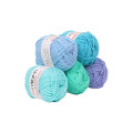 5PCS Acrylic Line Crochet Diy Medium Thick Cushion Doll Hook Shoes Line Wool Crochet Yarn Alize Puffi Пряжа Нитки Для Вязания#T2
