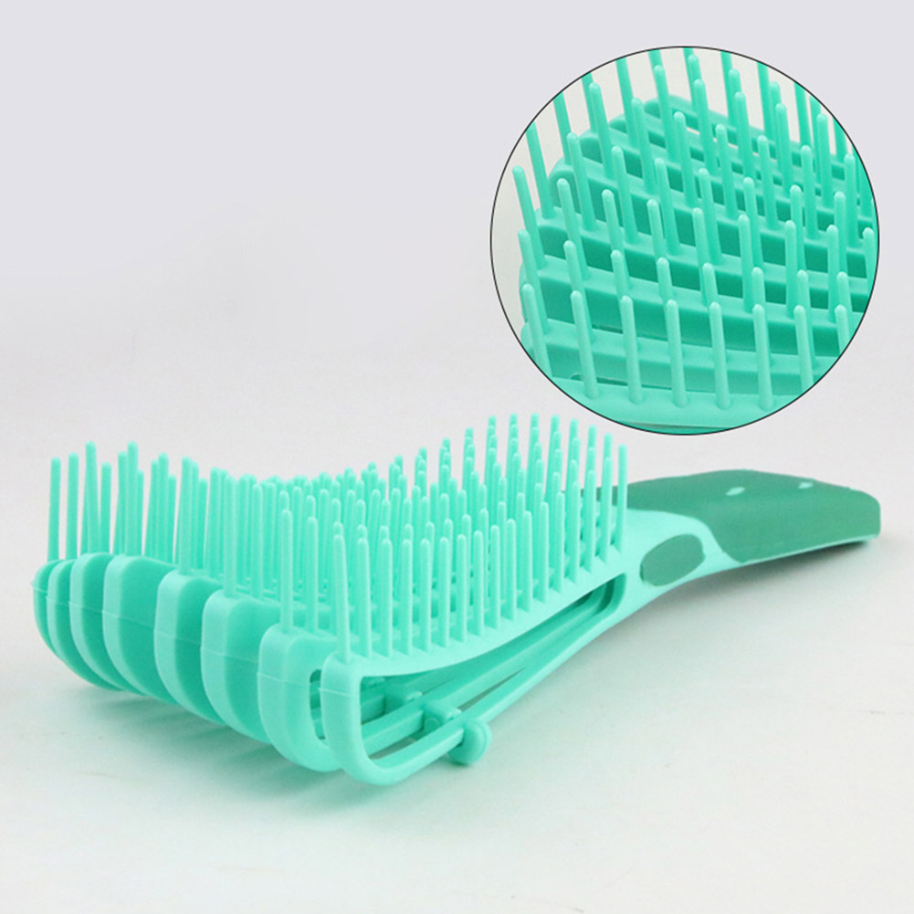 Static-free Comb Octopus Straight Hair Curly Hair Rib Comb Plastic Essential Oil Octopus Hair Brush Scalp Massage Comb