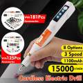 105/125/161/181Pcs Mini Cordless Electric Grinder Drill 3 Speed Adjustable USB Grinding Accessories Set Power Tools Engrave Pen