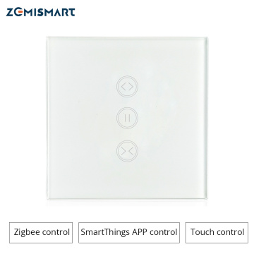 Zemismart Zigbee EU Curtain Switch SmartThing Hub Control For Electric Blind Motorized Roller Shade