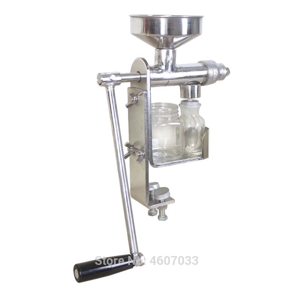 Manual Oil Press Machine Household Oil Extractor Peanut Nuts Seeds Oil Press Machine Expeller