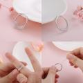 1 PC Invisible Transparent Spiral Ring Size Adjuster Shell Hard Guard Tightener Reducer Resizing Tools Jewelry Parts Accessories