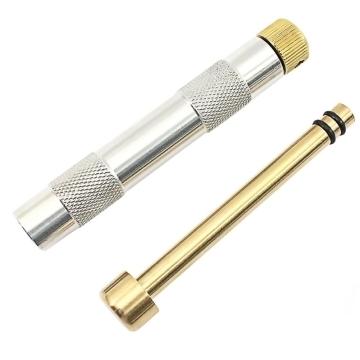 Brass Metal Fire Piston Outdoor Emergency Fire Tube Camping Survival Tool Fire Detector Air Compressed Outdoor Survival Igniter