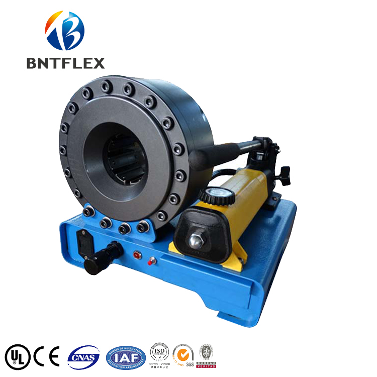7 dies for free BNT30A similar to Finn power hand hydraulic press up to 1 inch 2 wires hydraulic hose