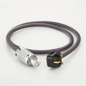 HIFI UK Power Cable UK Mains Lead Power Cord Hifi Audio AC Power Cable For AMP CD player Audio Visual & Hi-Fi Equipment