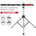 WEST BIKING Portable Bike Repair Stand Adjustable Foldable Bicycle Repair Tools Aluminum Alloy MTB Road Bicycle Maintenance Tool