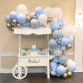 166pcs/set Macaron Yellow Blue Pastel Balloons Garland Arch Kit for Birthday Wedding Baby Shower Anniversary Party Decoration