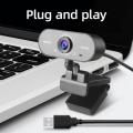 1080P 2K Computer Camera Web Camera USB Plug Free Drive With Microphone Conference Live Camera For PC Computer Laptop