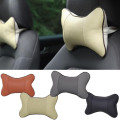 General Car PU Leather Seat Headrest Neck Rest Cushion Headrest Pillow Pad Gray, Beige, Brown, Black CA