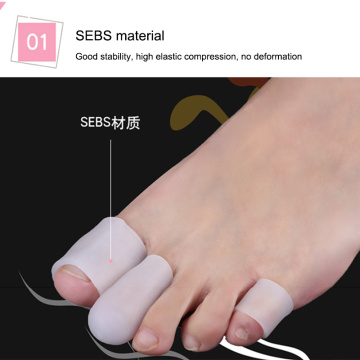 Dropshipping Finger Toe Protector Silicone Gel Cover Cap Pain Relief Preventing Blisters Corns SMJ