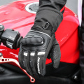 Windproof Waterproof Motorcycle Gloves Winter Warm Invierno Reflective Antislip Touch Operate Long Riding Gloves Gant Moto Luvas
