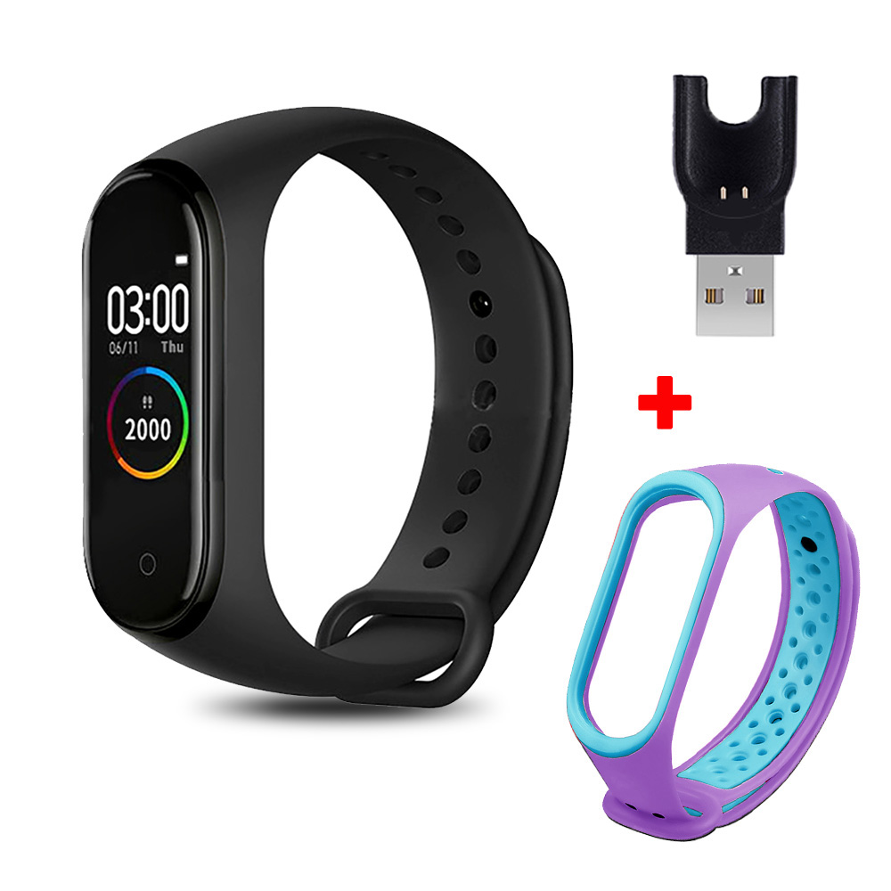 M4 Smart Wristband Waterproof Blood Pressure Heart Rate Monitor FitnessTracker Smart Bracelet M4 Band SmartWatch Sport Pedometer