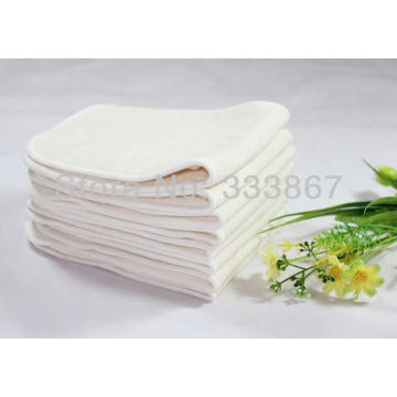 [Sigzagor]5 Bamboo Inserts Washable Reusable High Quality For Baby Cloth Diapers Nappies 4 Layers