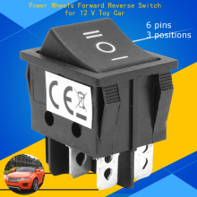 6 Pin 3 Positions T105/55 Forward Reverse Switch for 12V Toy Tyco Power Wheels Forward Reverse Switch Car Power Wheel