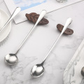 Long Handle Coffee Spoon Stainless Steel Ice Cream Dessert Tea Spoon For Home Outdoor Picnic Flatware Kitchen Accessories