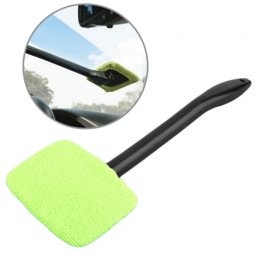 1pcs Detachable Car Window Brush Microfiber Wiper Cleaner Cleaning Brush with Cloth Pad Car Auto Cleaner Cleaning Tool