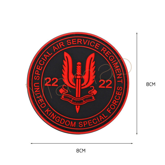 British 22nd Special Air Service SAS S.A.S. Patch Military British Special Air Service Forces Army Who Dares Wins Patch Badge