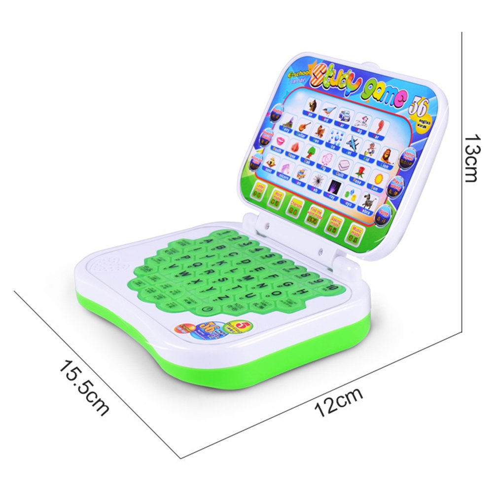 Baby Kids Learning Machine Kid Laptop Toy Early Interactive Machine Alphabet Pronunciation Educational Toys Gift for Children