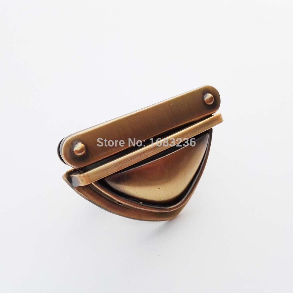 DIY Metal Brand new High quality Tuck Lock Closure Catch Clasp Buckle Fasteners for Leather Bag Case Handbag Purse Repair 4