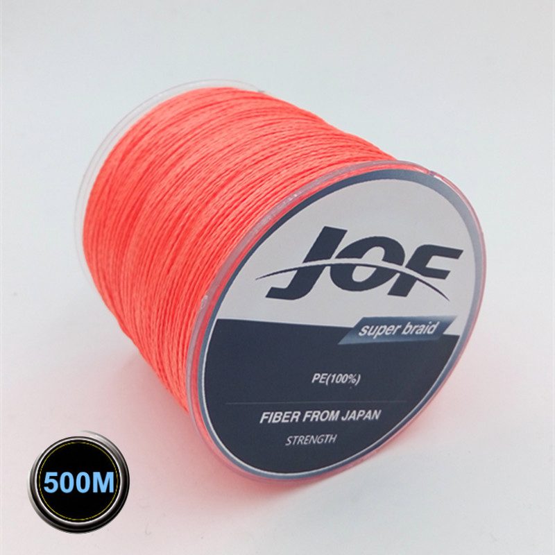 500M FISHING Super Strong Multifilament PE braided fishing line 4 strands braided wires 8 10 20 30 40 60 80 100LB